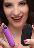 Vibrating Bullet with Remote Control - Black