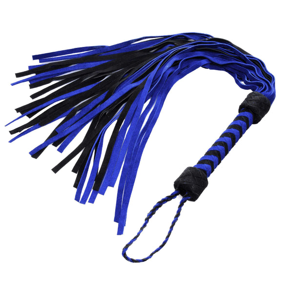 Black and Blue Suede Flogger