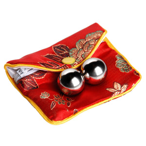 Stainless Steel Benwa Kegel Balls with Pouch