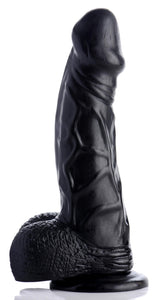 6.5 Inch Realistic Suction Cup Dildo- Black