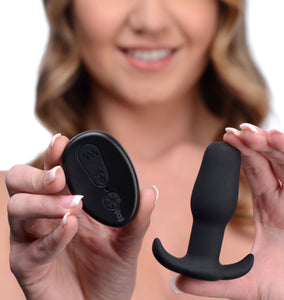 Silicone Anal Plug with Remote Control