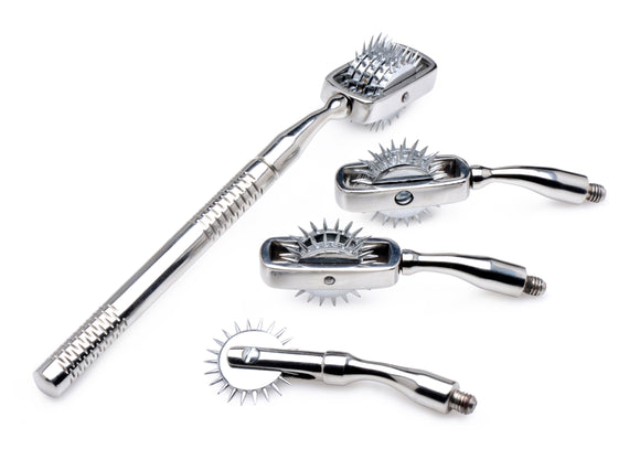 Deluxe Wartenberg Wheel Set with Travel Case