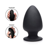 Squeezable Silicone Anal Plug - Medium