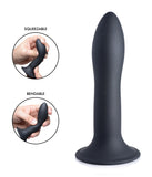 Squeezable Slender Dildo - Purple