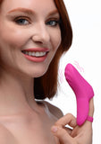 7X Finger Bang Her Pro Silicone Vibrator - Purple